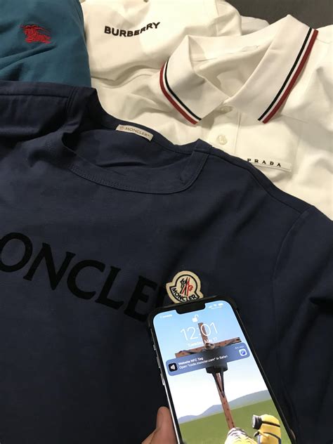 where is moncler nfc tag|Moncler identification code.